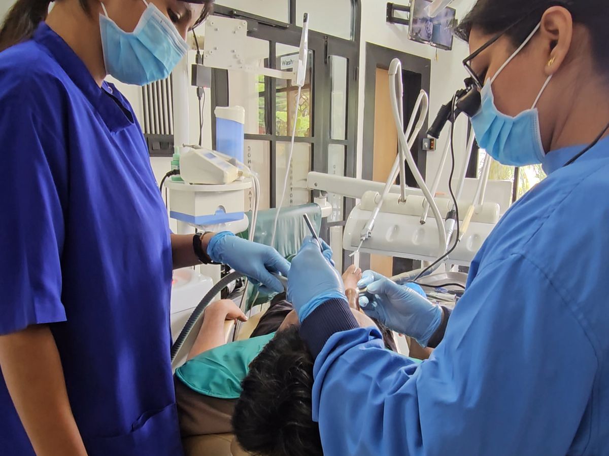 Smile makeover appointment at the chair — Dr. Yojna's Dental Clinic, Jaipur